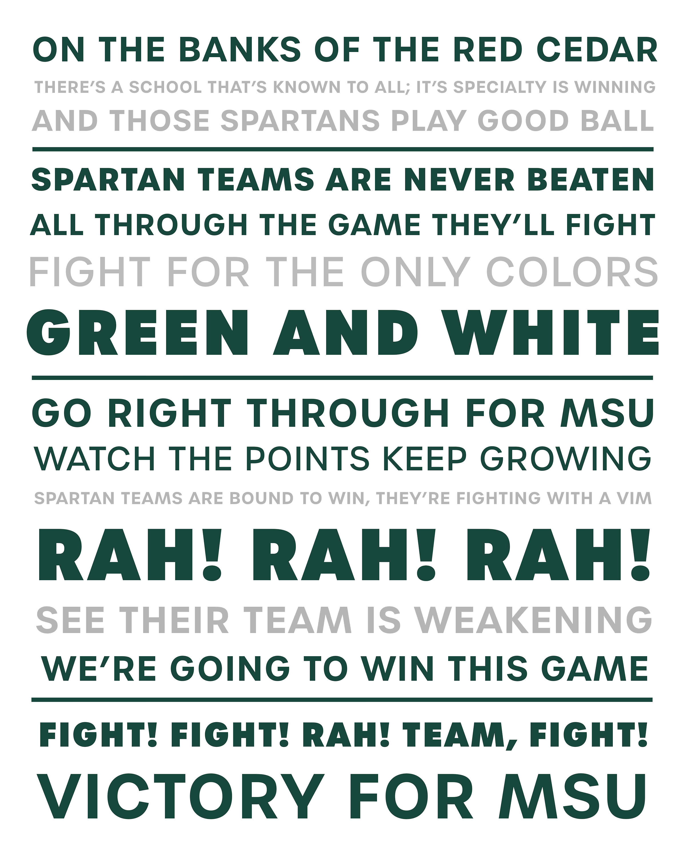Lyrics To University Of Michigan Fight Song 05 - w8228qd