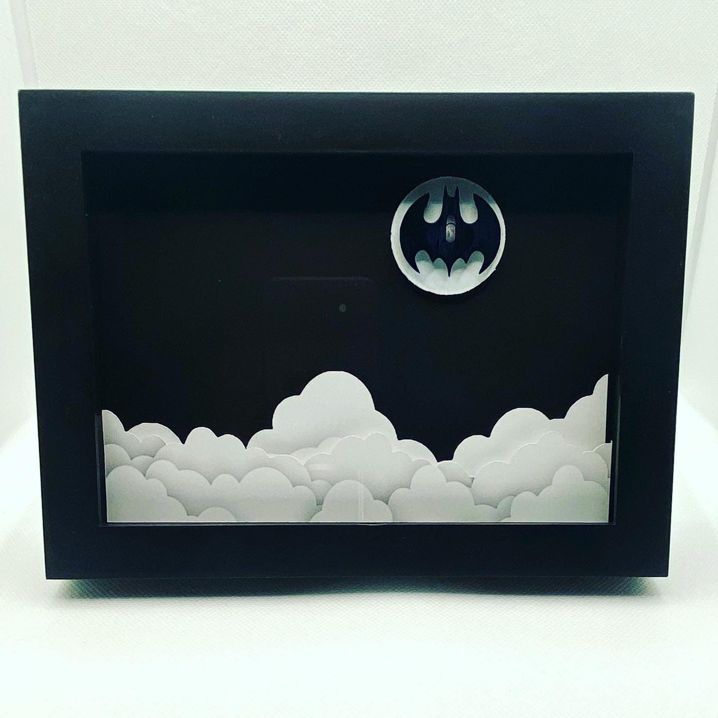 Buy Batman 1989 Batwing Moon Shadow Box 5x7 Shadow Box Design Online in  India - Etsy