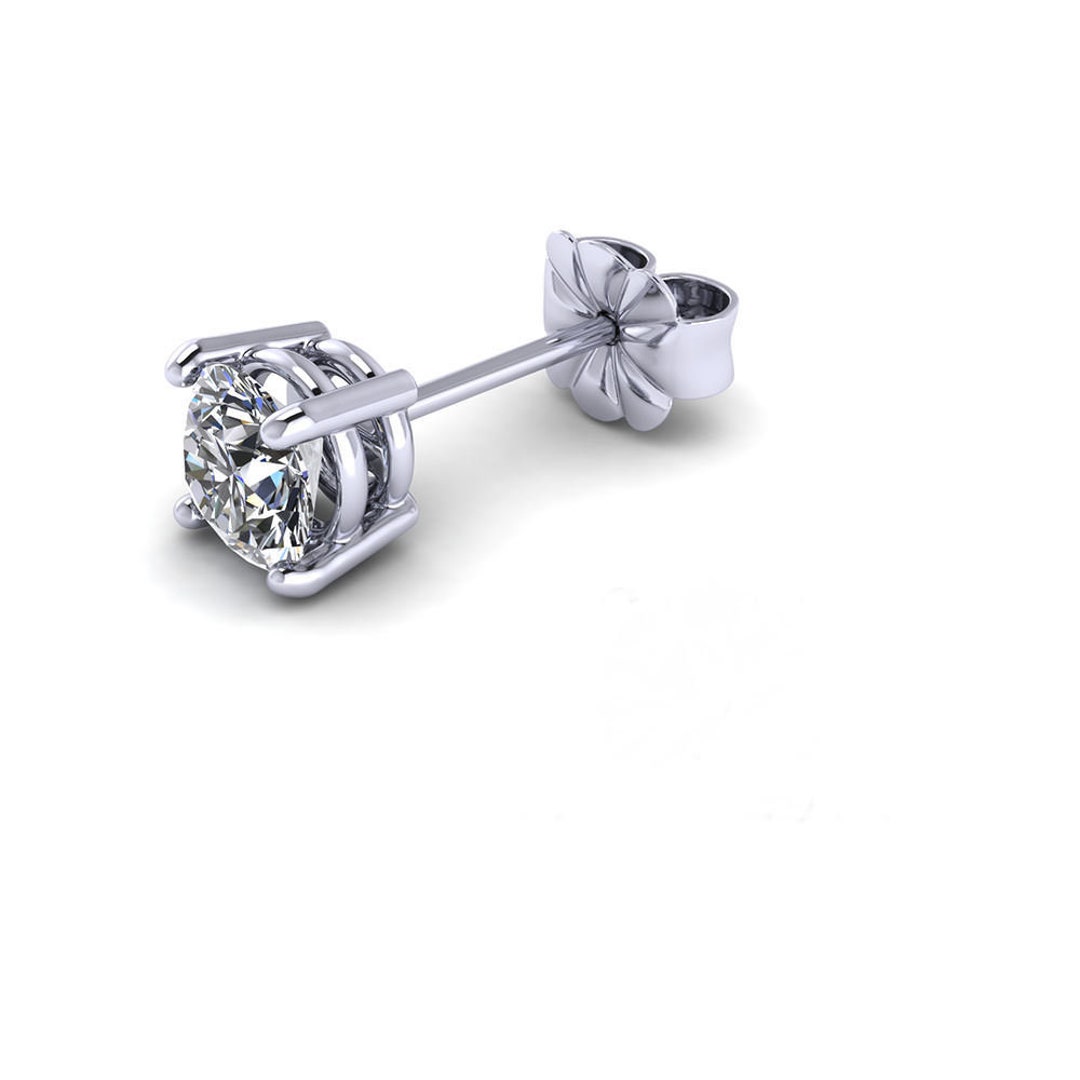 Carat London White Gold Single Stud Earring CARAT* London Briar