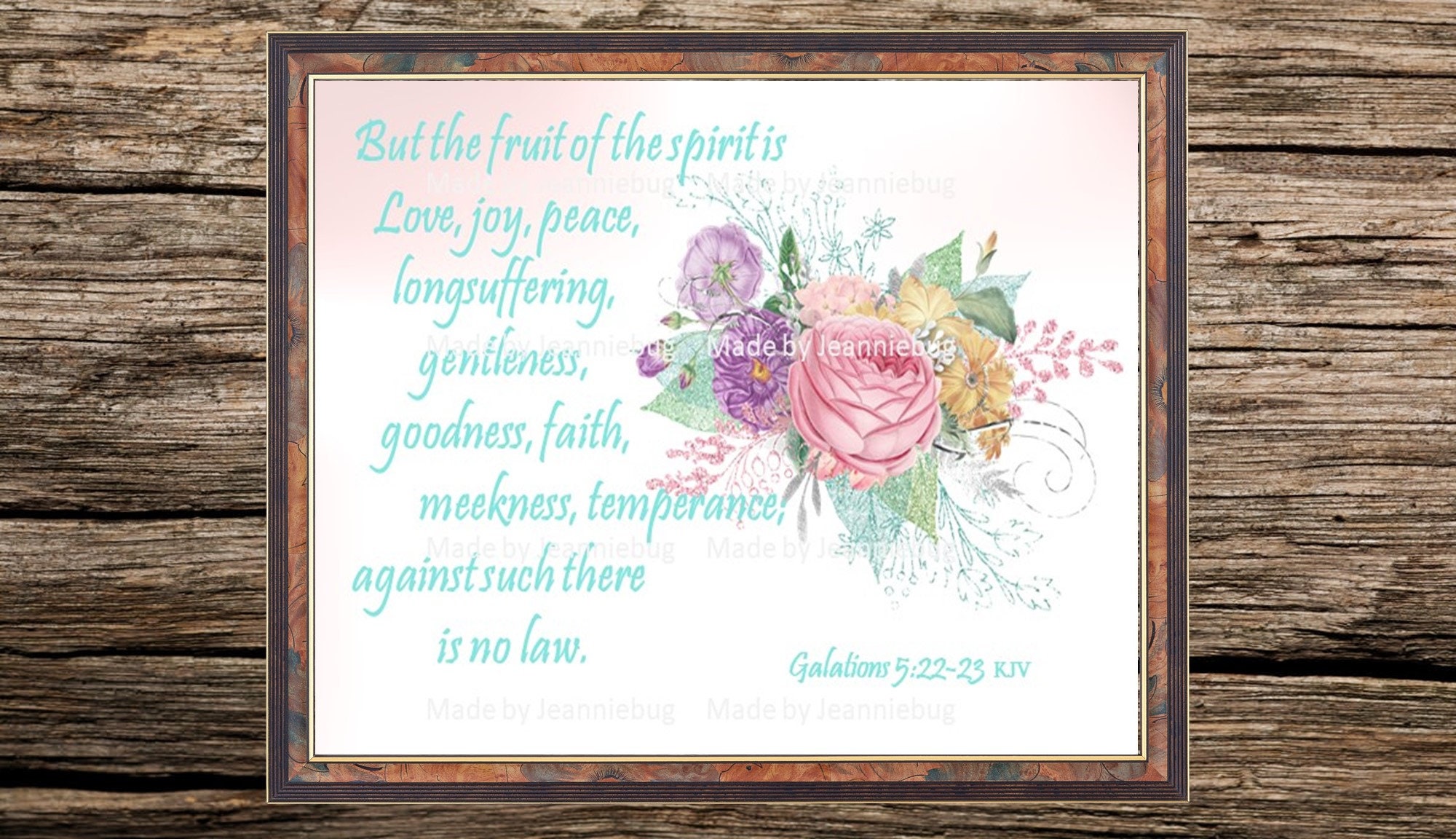 Bible Verses 5x7 | Etsy