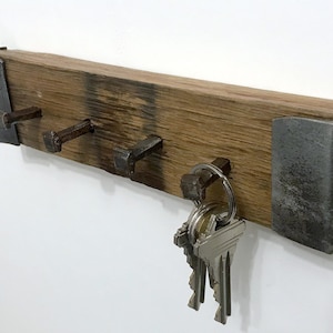 Barrel Stave Key Holder