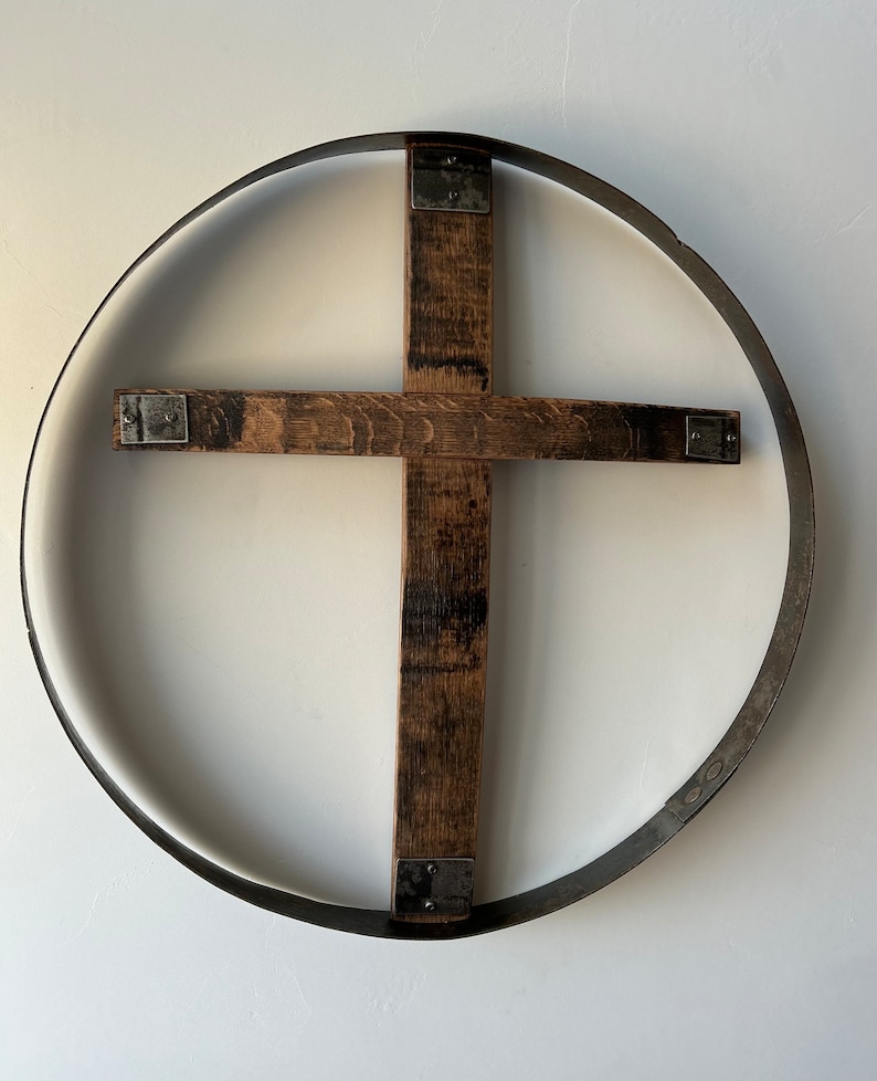 Stable Cross Metal Ring Stave Cross - Etsy