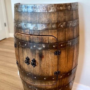Whiskey Barrel Cabinet