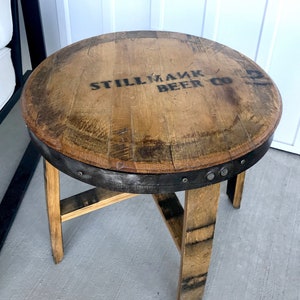Whiskey, Wine Barrel End Table image 3
