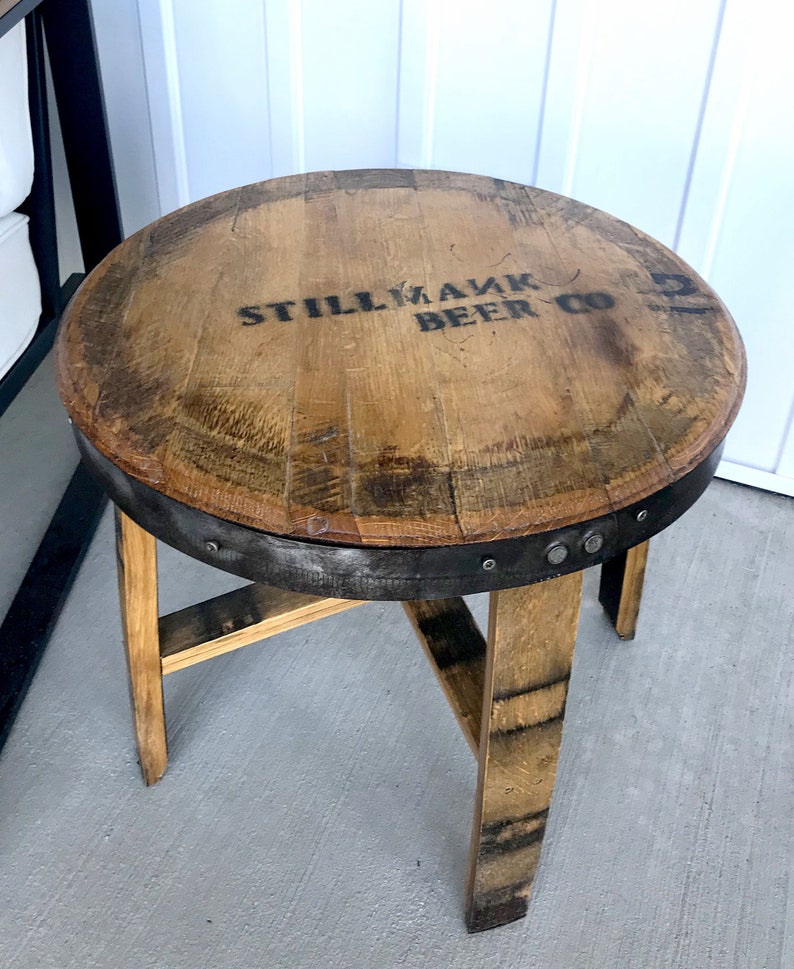 Whiskey, Wine Barrel End Table image 3