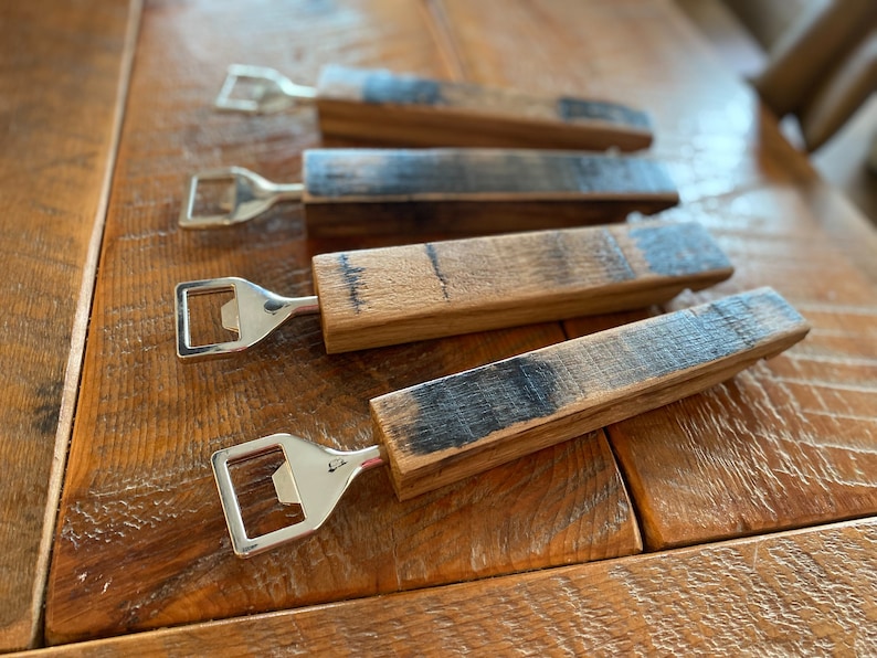 RecreateGreenbay Whiskey Barrel Stave Bottle Opener - Thumbnail 2