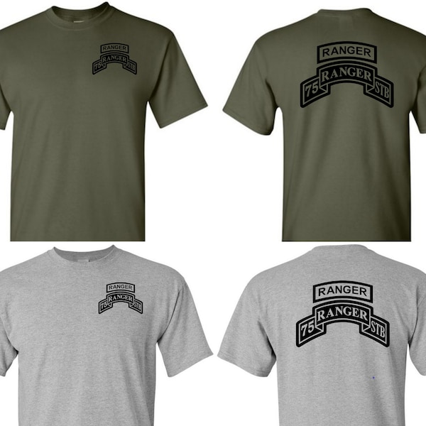 US Army Ranger Special Troops Battalion (STB) Shirt, Army Ranger shirt, 75th Ranger Regiment, Custom Performance Shirt