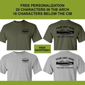 Combat Infantryman Badge Custom Performance Shirt, CIB Shirt, US Army Shirt, Infantry Shirt, Veteran Shirt, Army Veteran, Veteran Gift