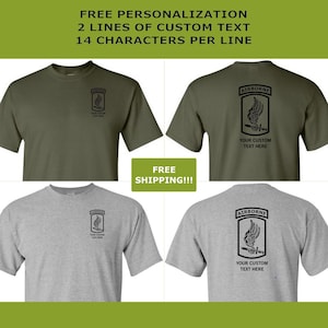 173rd Airborne Brigade Shirt, US Army Shirt, Sky Soldiers, Veteran Shirt, Veteran Gift, Custom Performance Shirt
