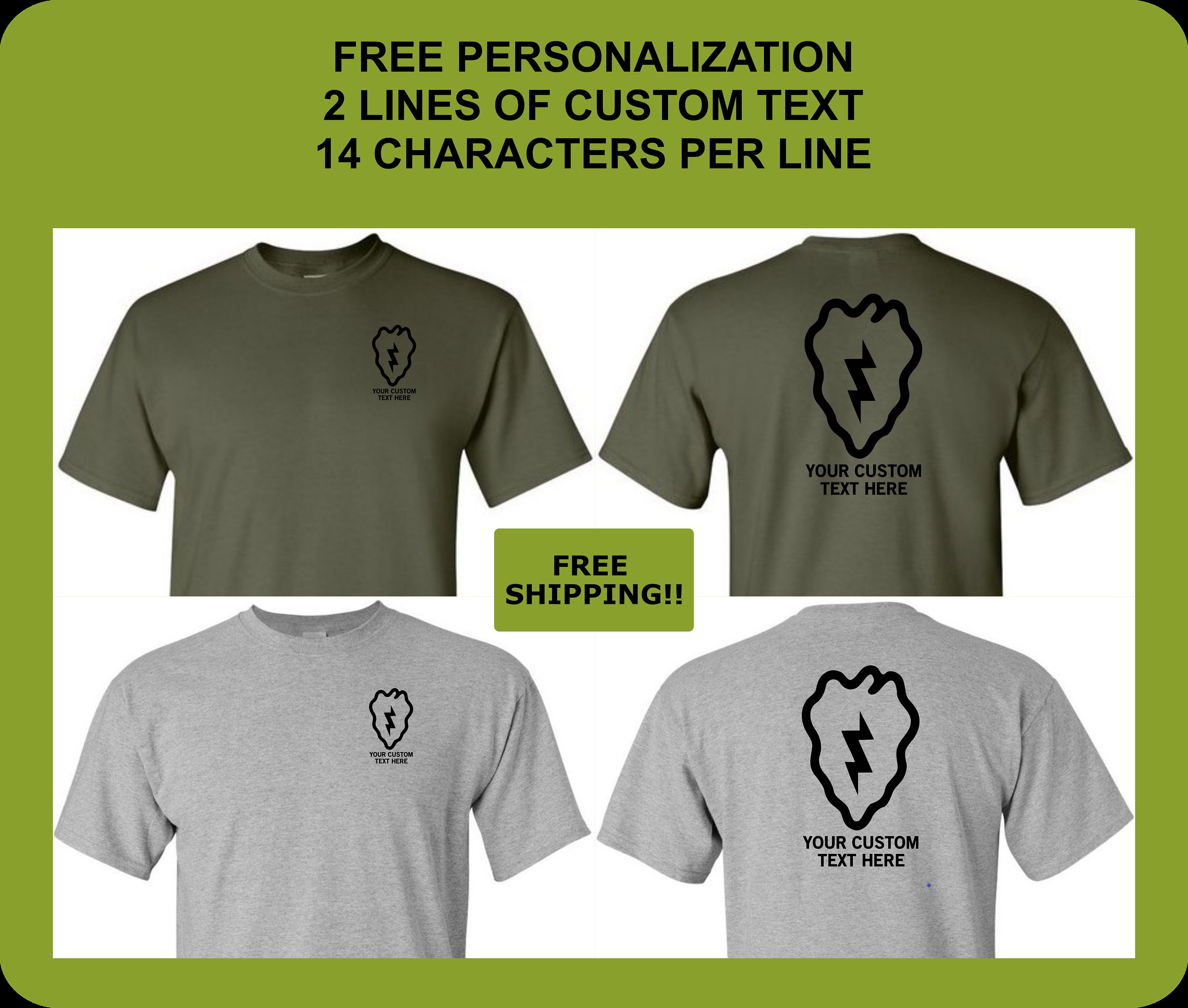 25th Infantry Shirt - Etsy