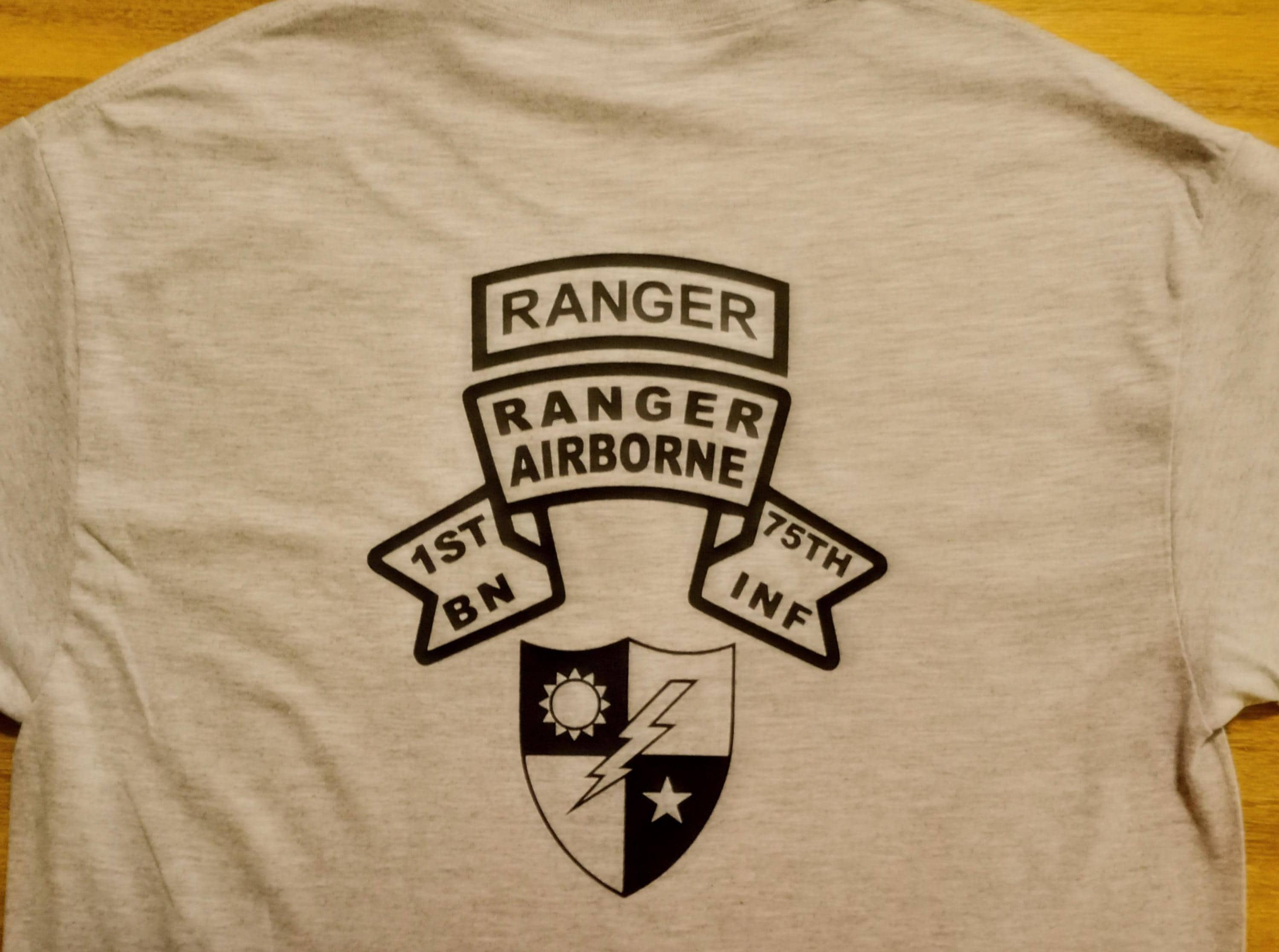 US Army Ranger Personalized Shirt DUI, 75th Ranger Regiment Custom Name ...