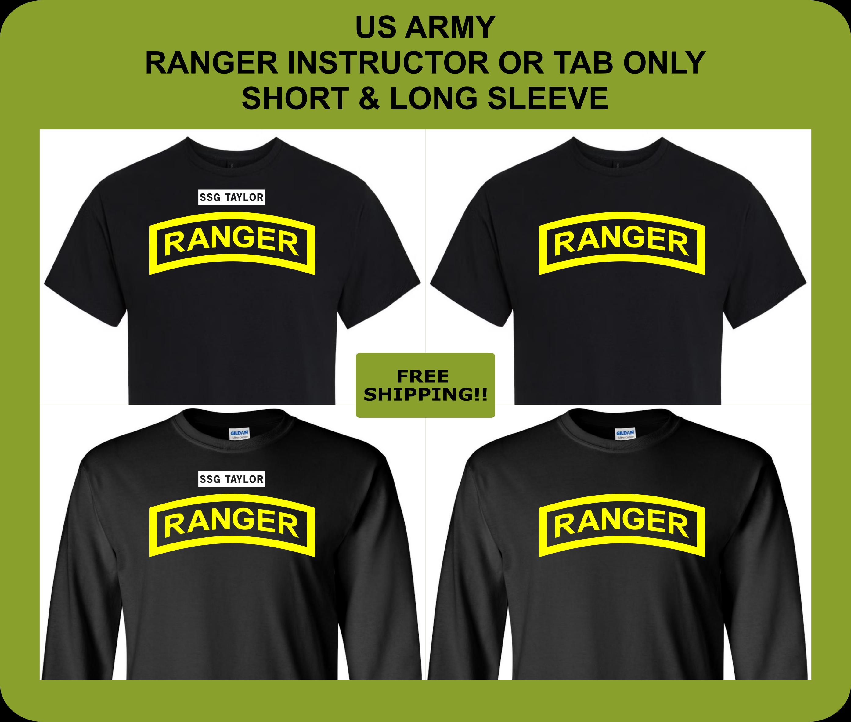 US Army Ranger Instructor Shirt – 75th Ranger Regiment Custom Veteran ...