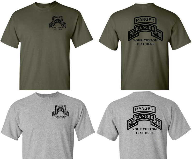 US Army Ranger Special Troops Battalion (STB) Shirt, Army Ranger Shirt ...