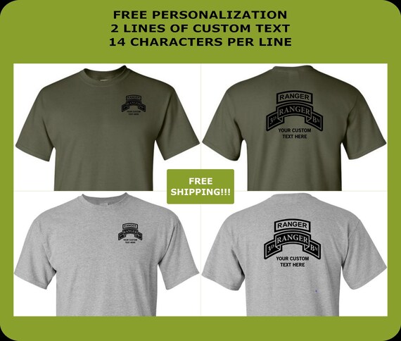 3rd Ranger Battalion Shirt ARMY Ranger 