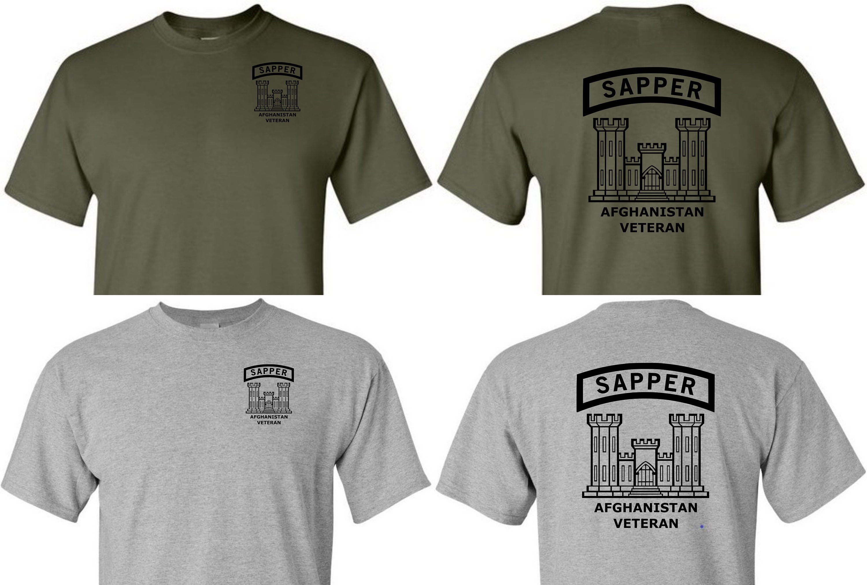 US Army SAPPER T-shirt, Combat Engineer 