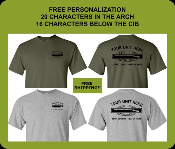Combat Infantryman Badge (Cib) Shirt Combat Infantryman Badge (Cib) Shirt