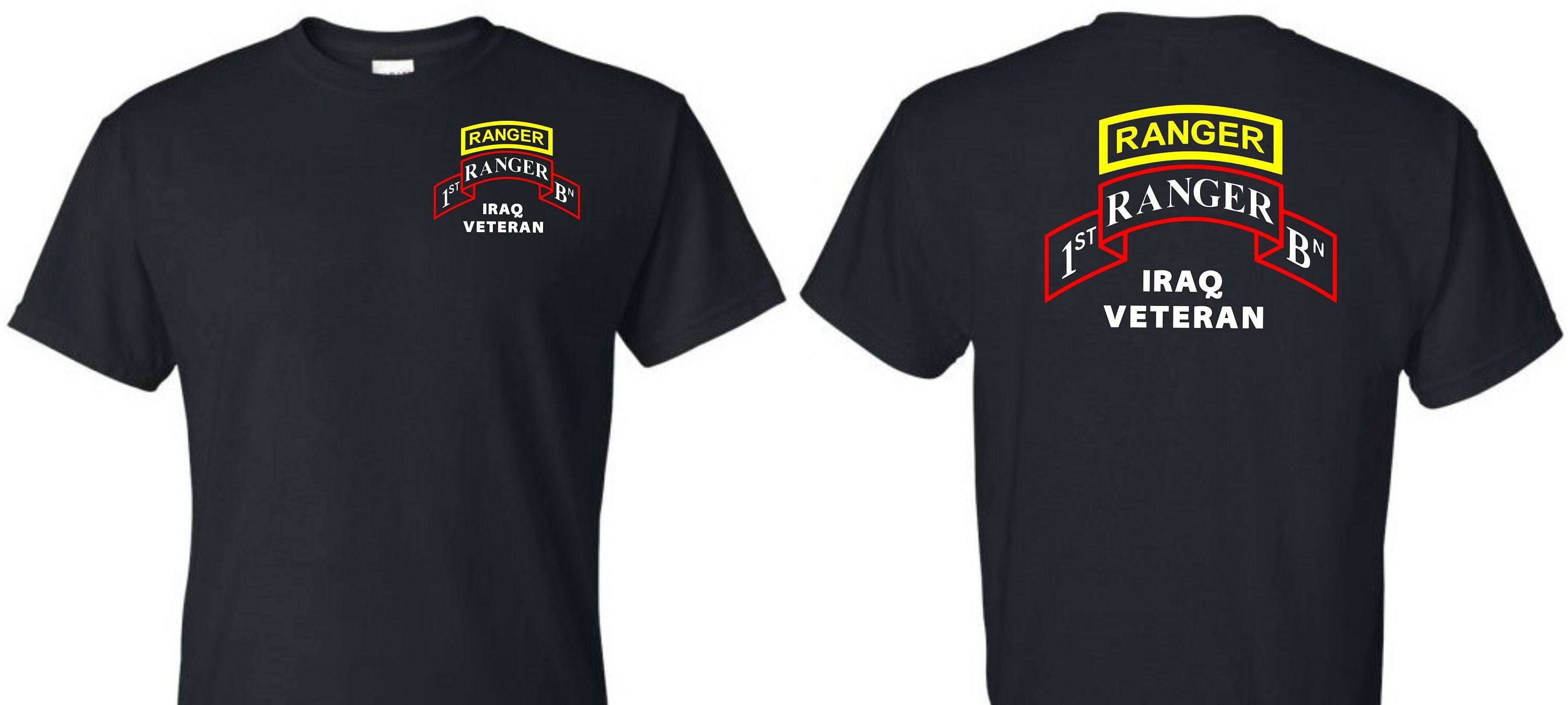 1st Ranger Battalion Shirt Full Color ARMY Ranger Tshirt Etsy