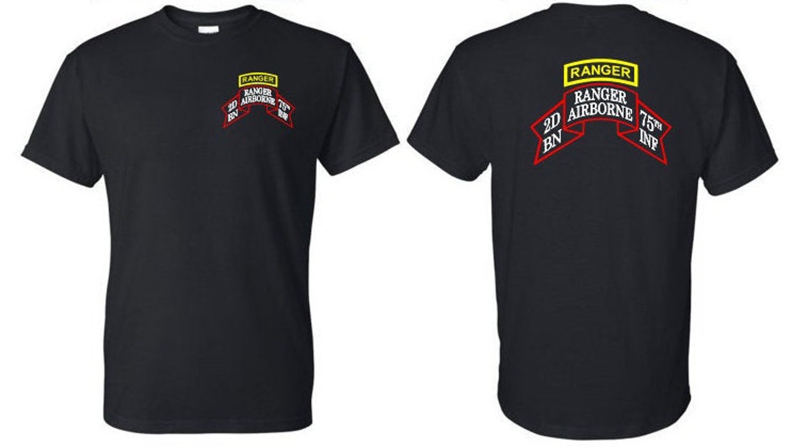 2nd Ranger Battalion Shirt Full Color ARMY Ranger T-shirt | Etsy