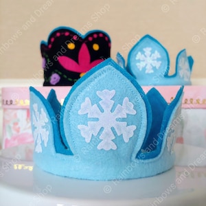 Snowflake Tiara | Winter Wonderland Tiara | Winter Wonderland Birthday Party Supplies | Frozen Crown | Winter Wonderland Crown |