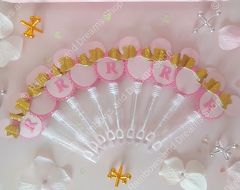 Pink Mouse Bubble Party Favors: First Birthday, Baby Shower