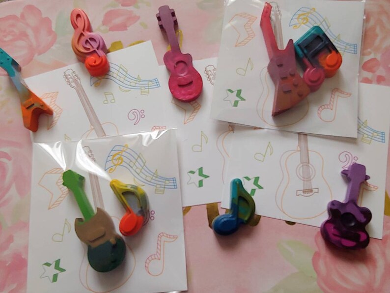 Guitar Party Favors Musical Theme Birthday Party Guitar Etsy