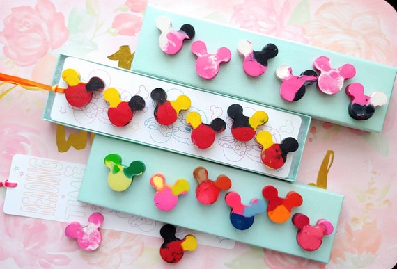 Girly Mouse Crayons Party Favors: Kids Birthday Gift