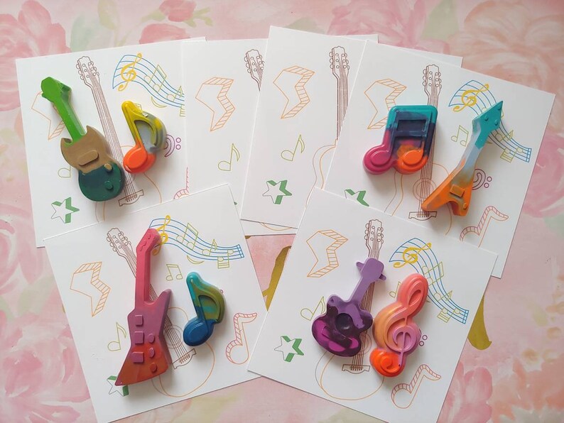 Guitar Party Favors Musical Theme Birthday Party Guitar Etsy