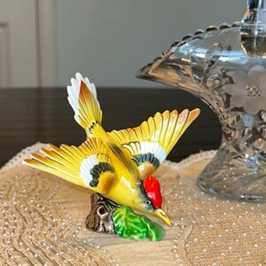 Vintage Hand Painted Bird Figurine