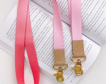 Sunset Glow Fabric Lanyard, Teacher Essential & Gift for Classroom ID Holder, USBs and Keys