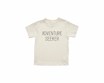 Adventure Seeker | Infant, Toddler & Youth Tee | Roadschooler Tee | Unisex Kids Outdoor T-shirt | Homeschool Tee | Natureschool | Nature Tee