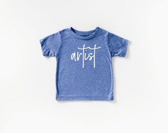 Artist | Infant, Toddler & Youth Tee | Kids Graphic Tee | Art Party | Homeschool | Kids School T-shirt | Future Artist | Art Tshirt