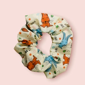 Hair scrunchie, easter bunny, Easter hair tie, hair accessory, girls hair, bunny, rabbit