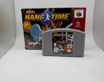Authentic NBA Hang Time for Nintendo 64 Complete in Box