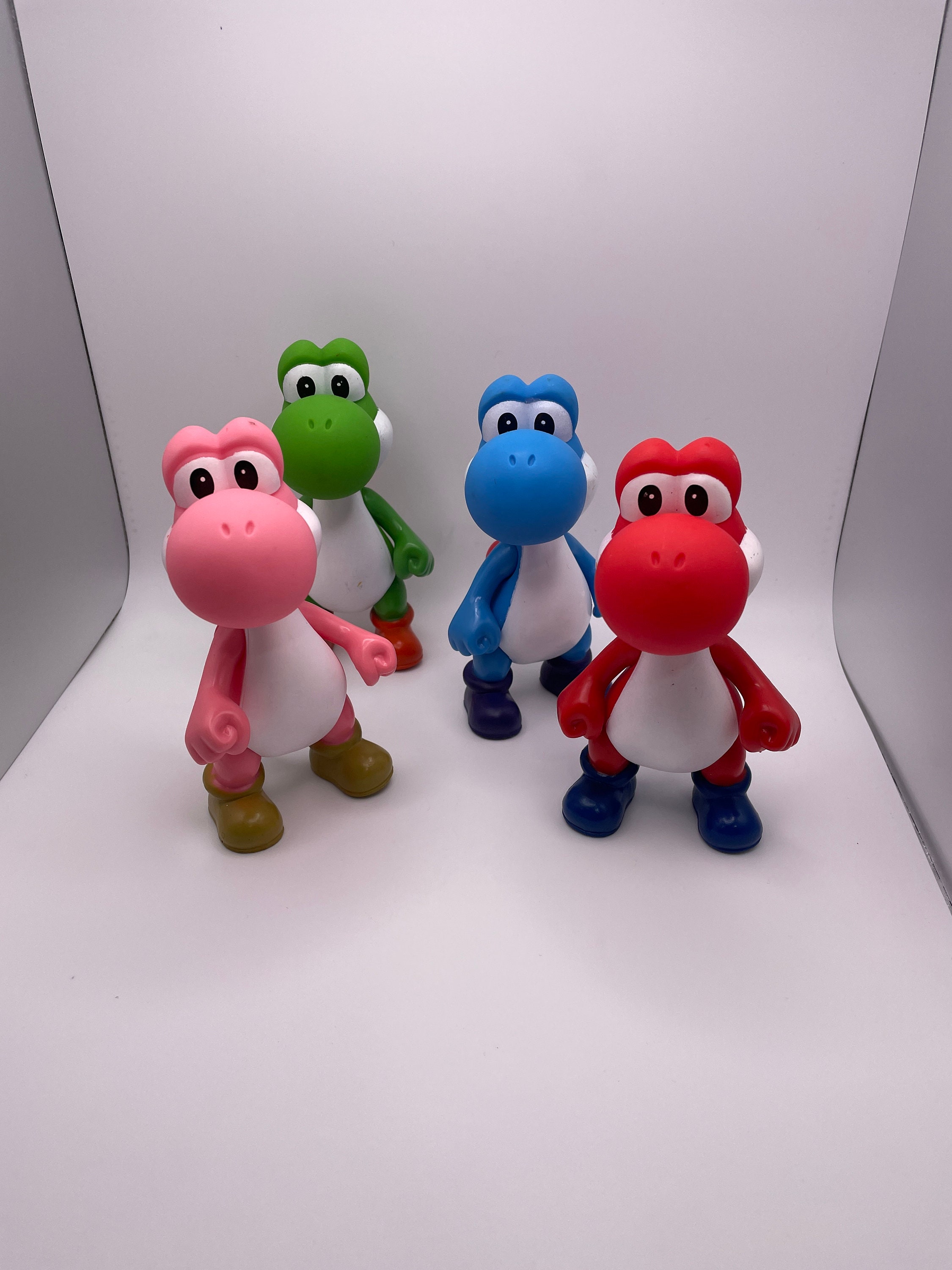 6pcs/Set Super Mario Figures Children's Toy - Mario &amp; Luigi Figurines &ndash; Yoshi &amp; Mario Bros Action Figures Mario PVC Toy Figures In | Whizz