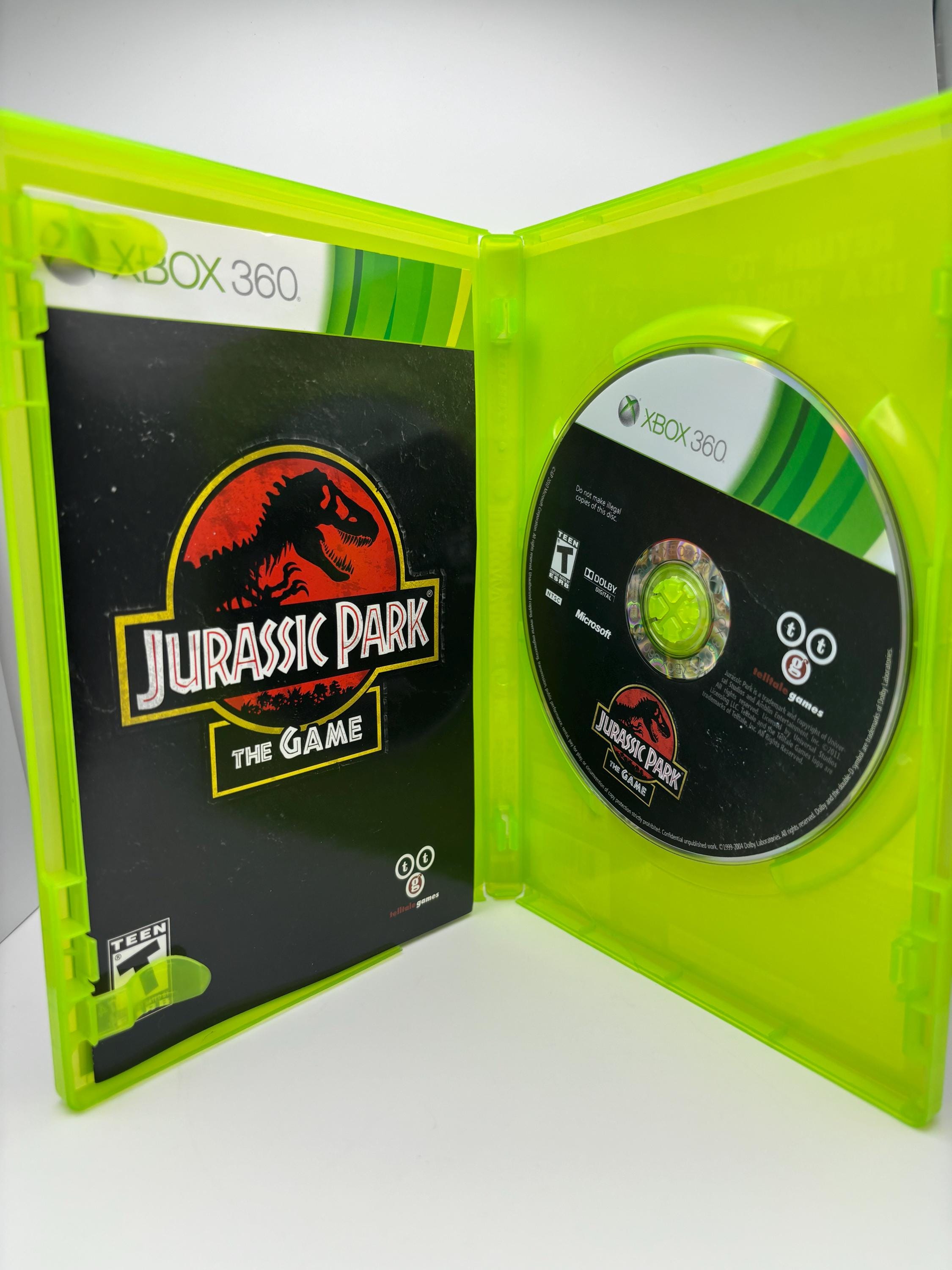 Jurassic Park: The Game (Microsoft Xbox 360, 2011) for sale