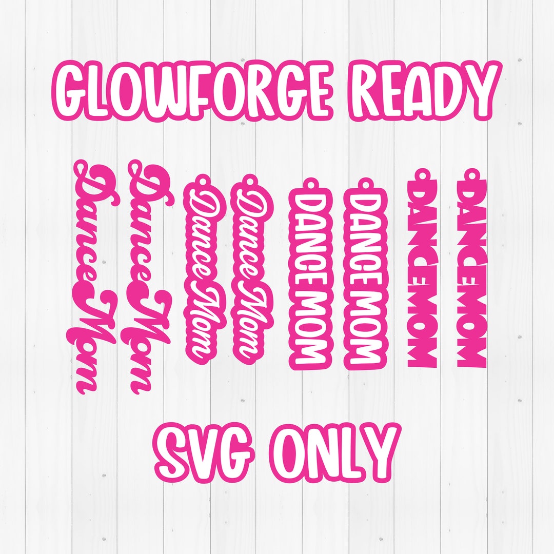 Dance Moms Earring File Earring SVG for Laser Etsy