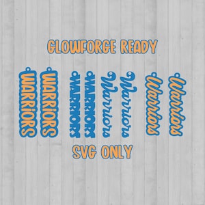 Archivo SVG de aretes de mascota de guerreros para cortadora láser Glowforge, joyería acrílica en capas, aretes de espíritu, archivo de aretes cortados con láser