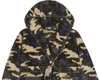 Camo dressing gown clearance