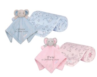 personalised elephant comforter