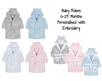 personalised baby dressing gown ireland
