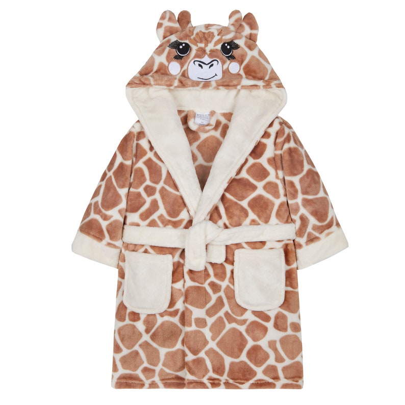 PERSONALISED With EMBROIDERY Giraffe Dressing Gown Ideal Gift Etsy UK