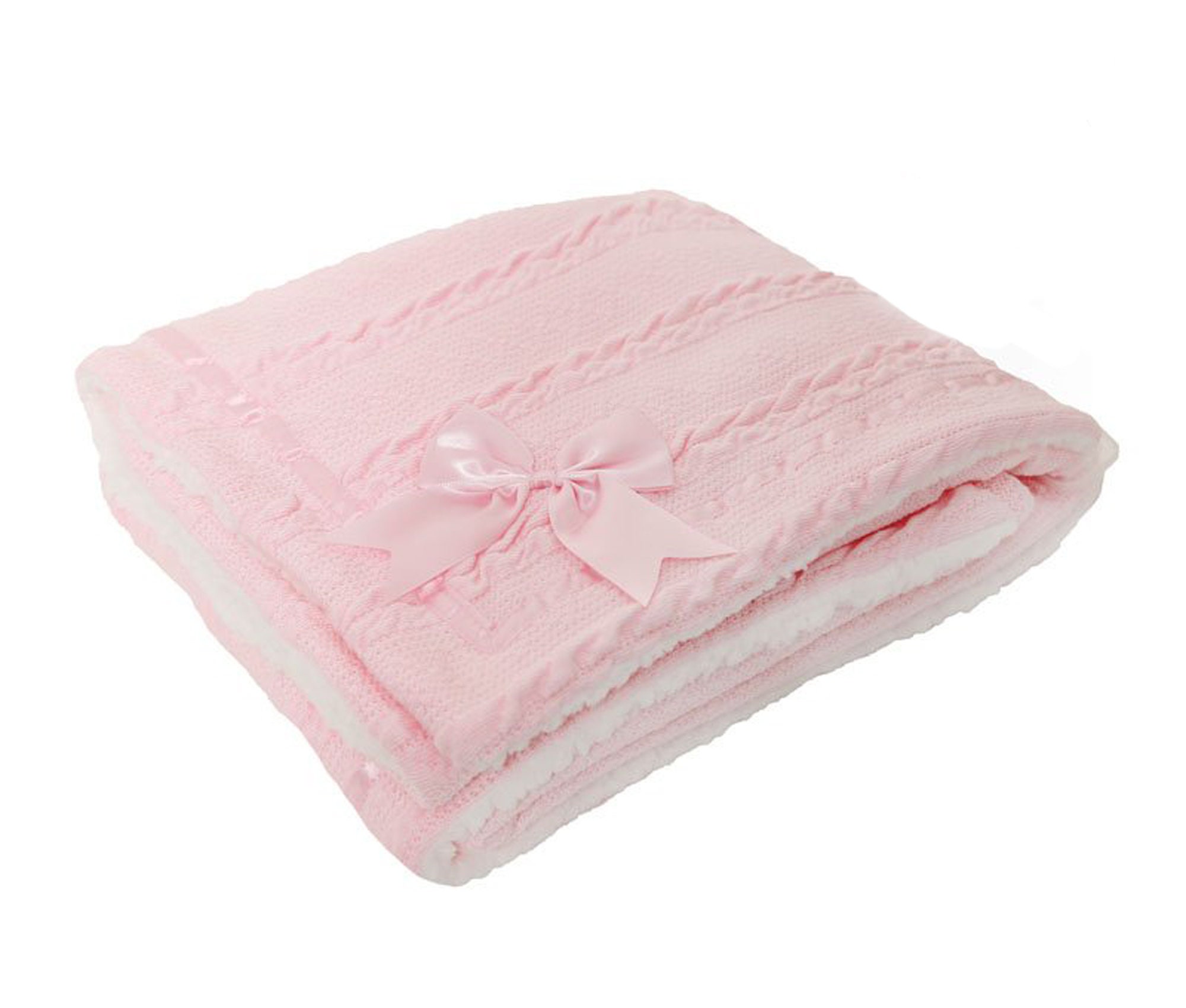 Sherpa Fleece Blanket Pink UK