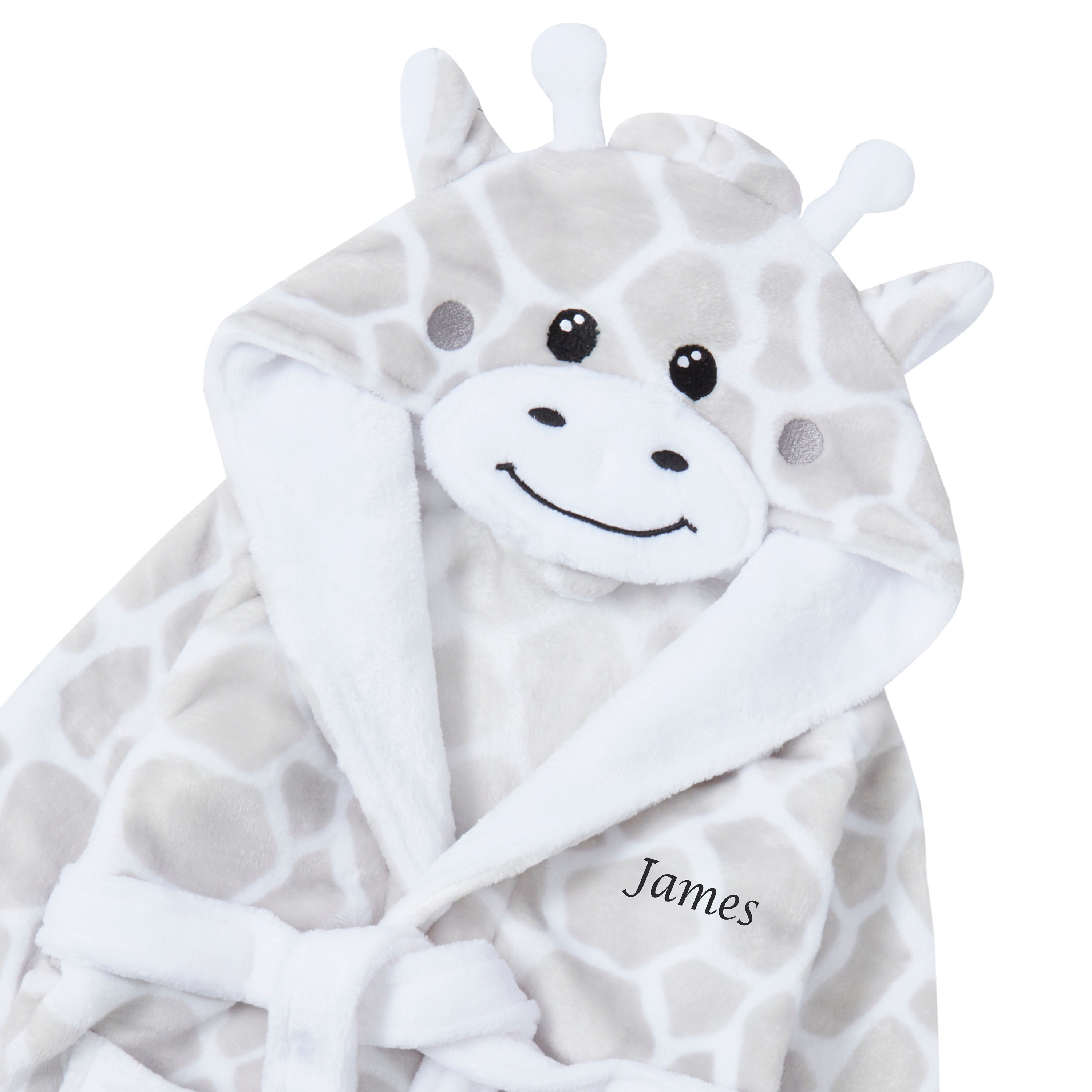 Kleding Unisex kinderkleding Unisex babykleding Pyjamas & Badjassen Personalised Dressing Gown for Baby Gorgeous Giraffe Design 6-12 Months 12-18 Months and 18-24 Months 