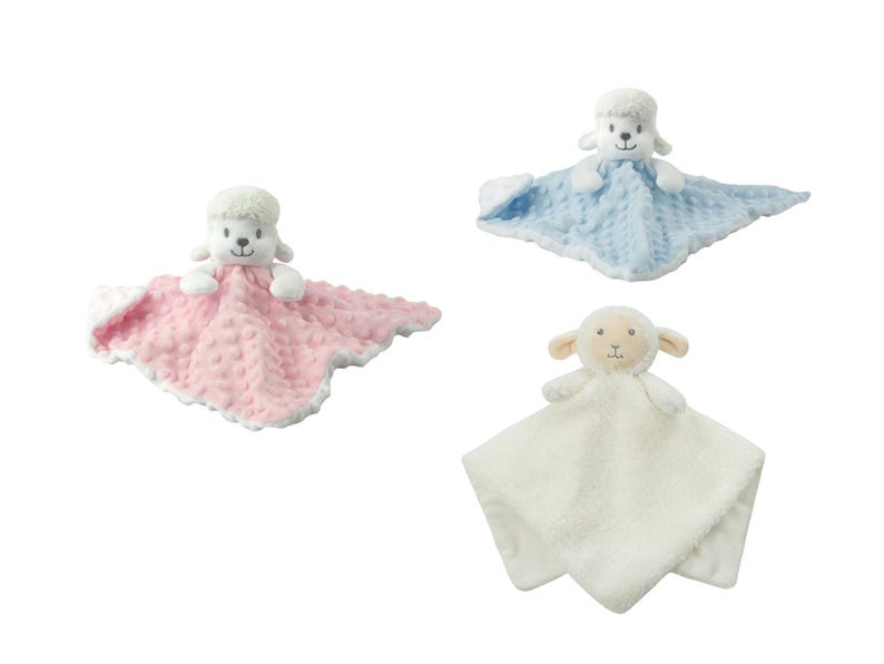 Personalised Baby Comforter: Embroidered Animal Lovey, Soft Plush Toy image 12