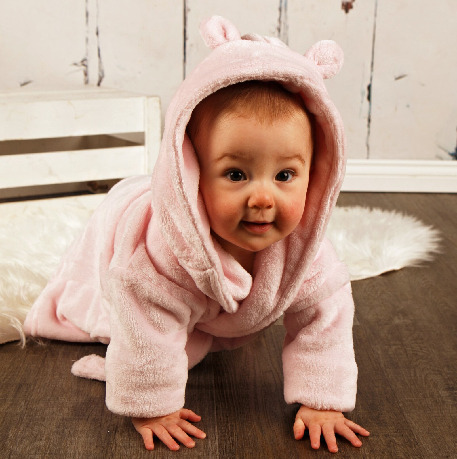 Babies Dressing Gown PERSONALISED with EMBROIDERY Teddy Bear Etsy