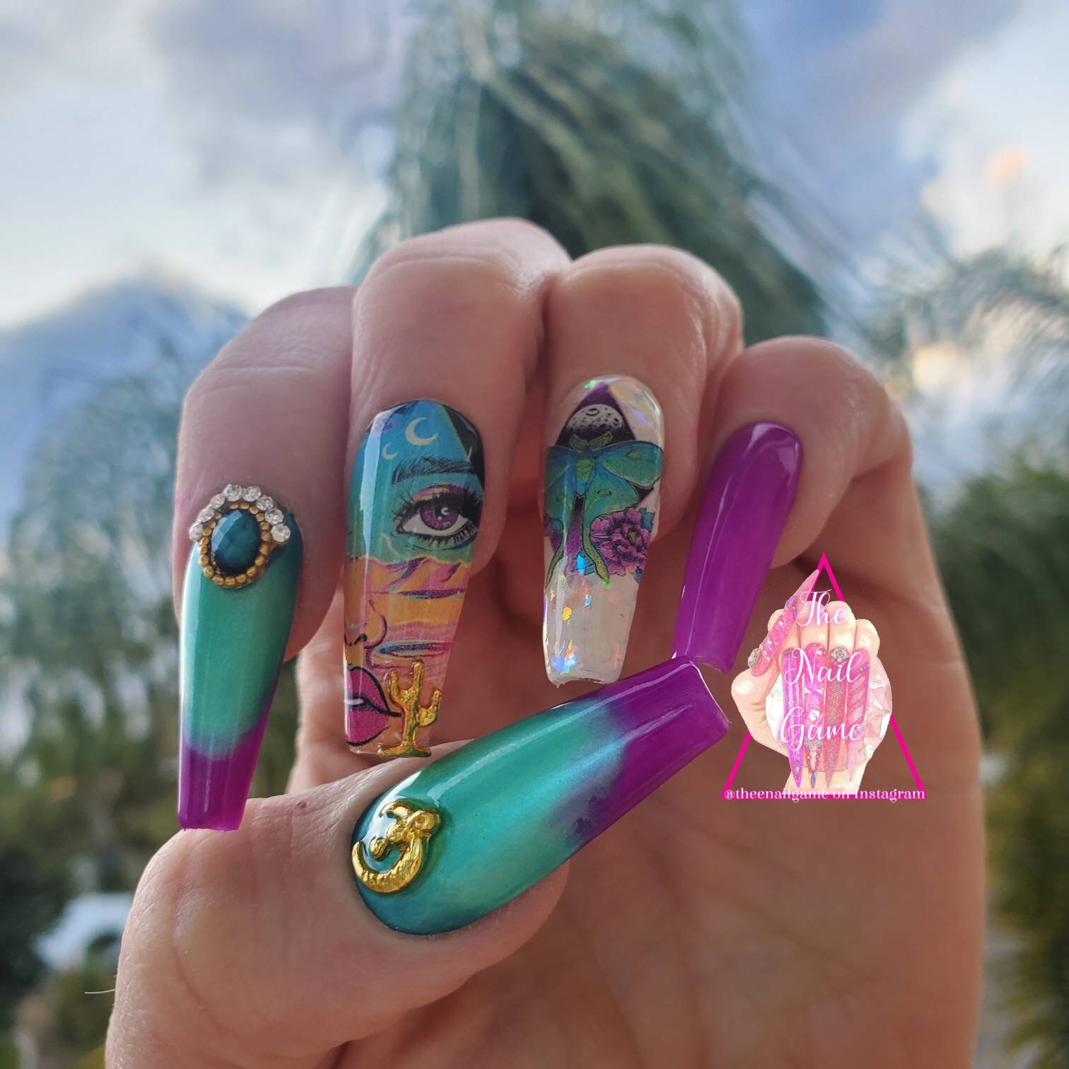 Mage Gel Press On Nails Medium