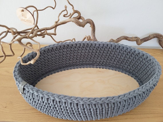 6 Stück Häkelböden Holz - DIY Korbböden 15cm & 20cm