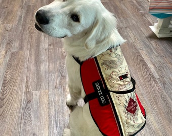 harry potter service dog vest