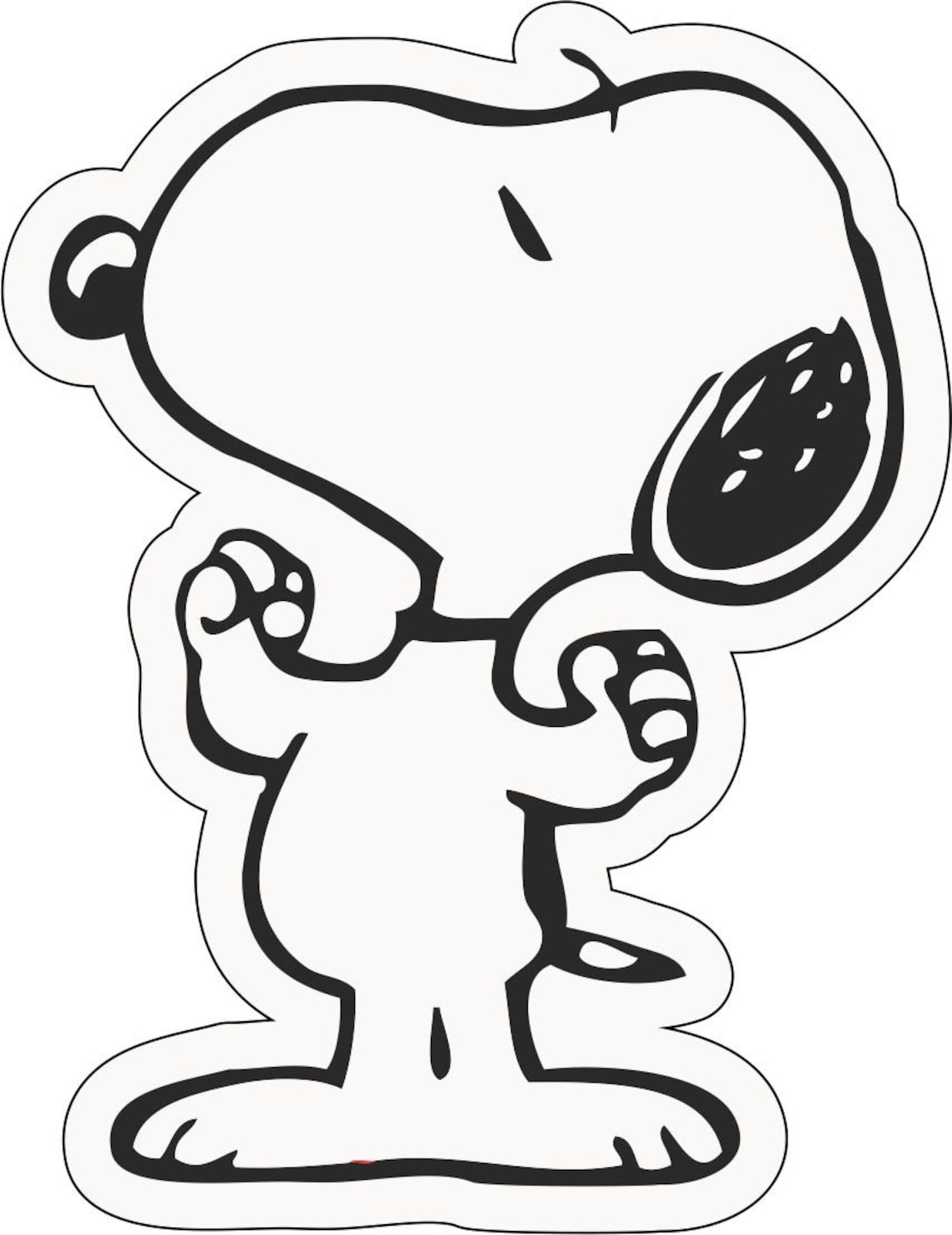 Snoopy Cut Out Template Snoopy Cut Out Template