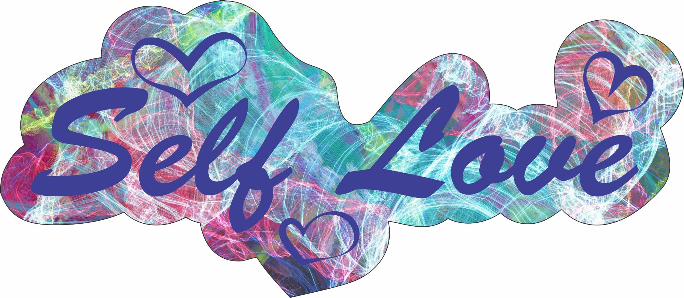 Self Love 004 Vinyl Sticker Decal Full Color Cad Cut Etsy